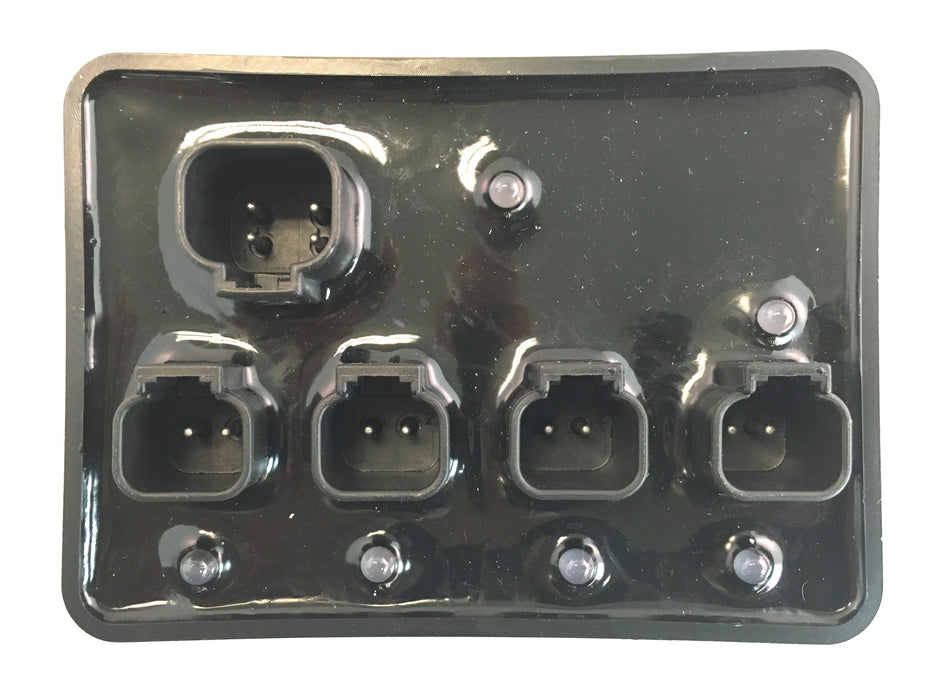 CAN Adapters | 7 Pin Controller For Bobcat® Loaders, Toolcat & Versahandler - 4 Port | SG-CB-4000A-100 | Skid Steer Genius