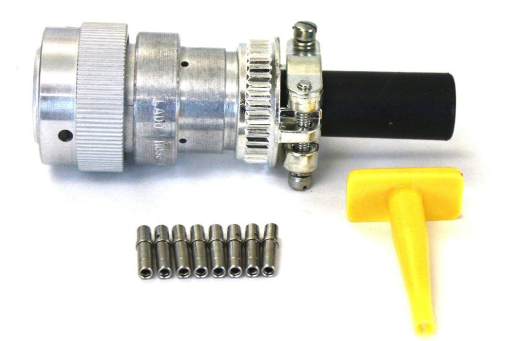 Dealer Connector | Deutsch 8 Pin Female Kit - Attachment Side | SG-KIT-DT-8-F | Skid Steer Genius