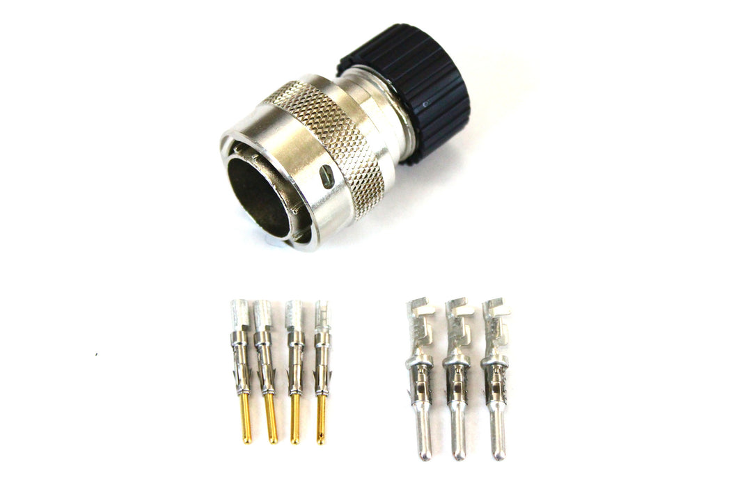 Connector | Trident 7 Pin Male Connector for Bobcat - Attachment Side (QTY 1)| SG-KIT-TRIDENT-M | Skid Steer Genius