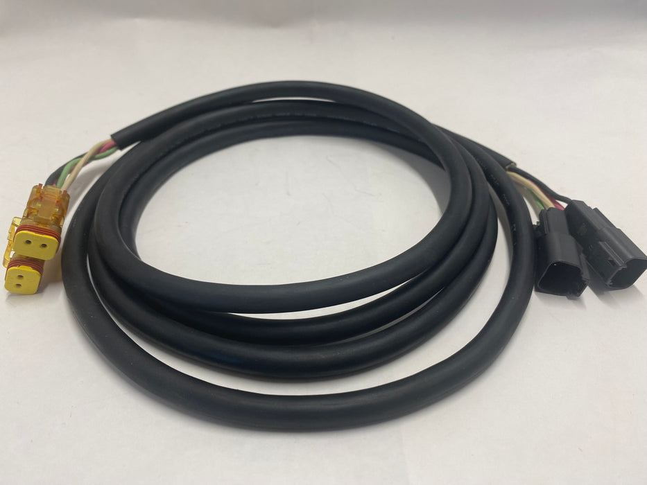 SG-DTR2-DTP2-108 | Dual Adapter Cable Extension | Skid Steer Genius